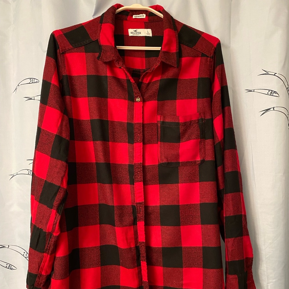 Hollister woman FLANNEL SHIRT L